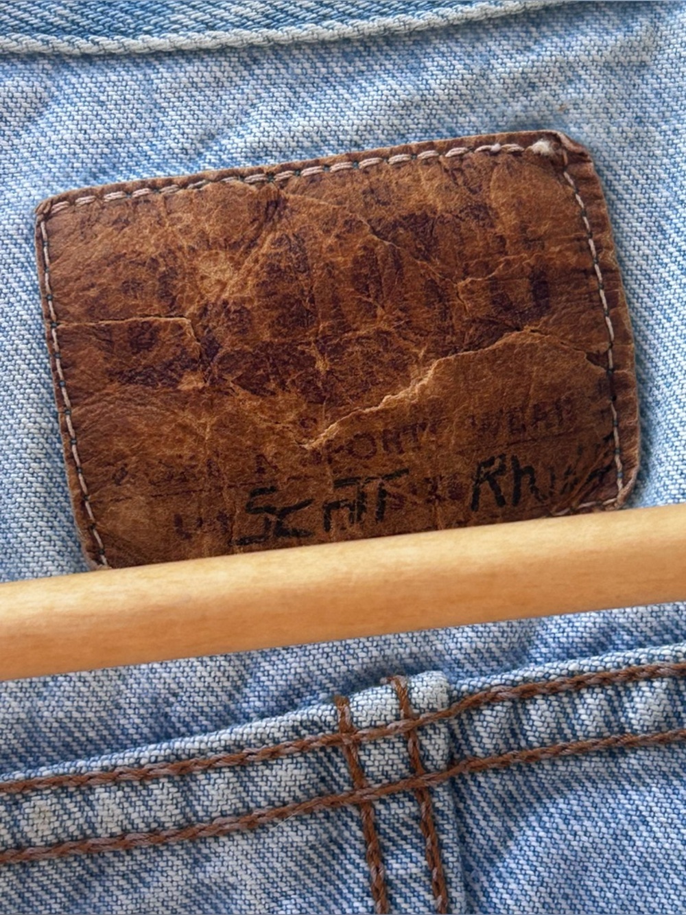 Big John Vintage Men’s Denim Vest Size 40in/ 101.5cm Chest - Picture 4 of 16